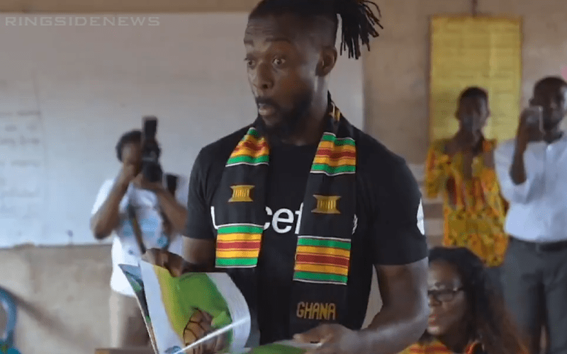 Watch How Kofi Kingston Is Having A Great Time In Ghana