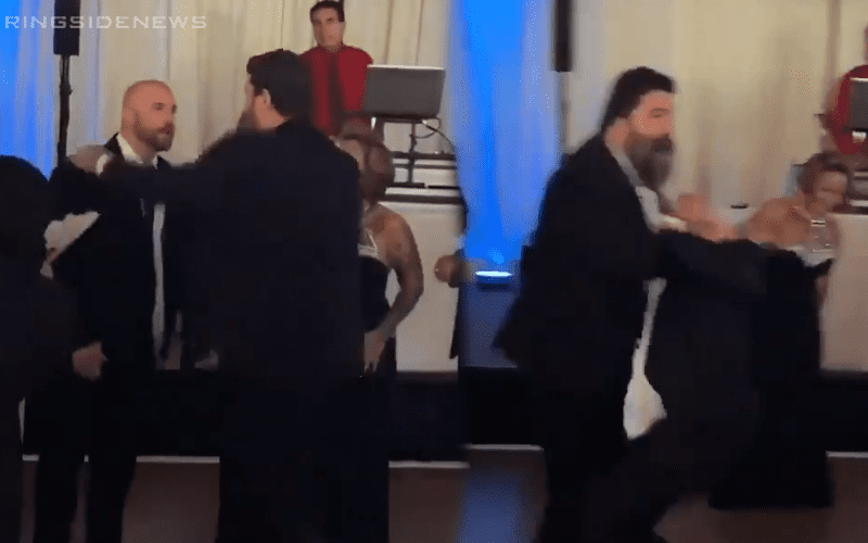 Watch Mick Foley Deliver Mandible Claw At Pro Wrestling Wedding