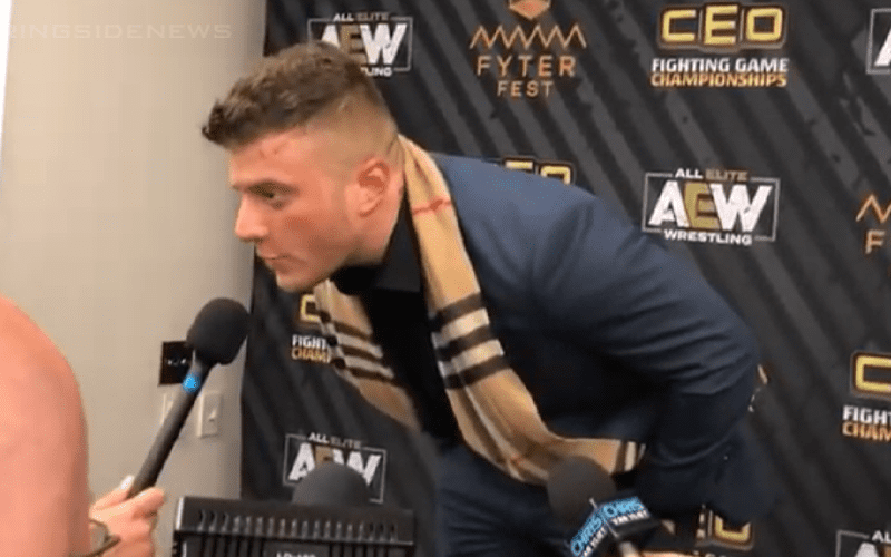 Watch MJF Insult Everyone Before Leaving Media Scum After AEW Fyter Fest