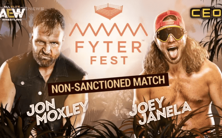 Jon Moxley vs Joey Janela Now NON-SANCTIONED Match At AEW Fyter Fest