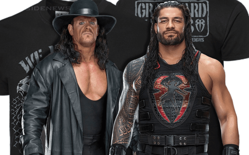 The Undertaker & Roman Reigns’ WWE Tag Team Name Revealed With New T-Shirt