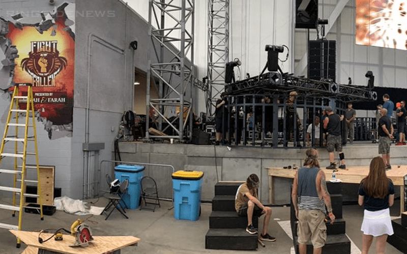 FIRST LOOK At AEW Fight For The Fallen Stage