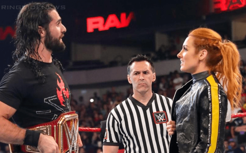 Becky Lynch Makes Joke About Having No Chemistry With Seth Rollins In WWE