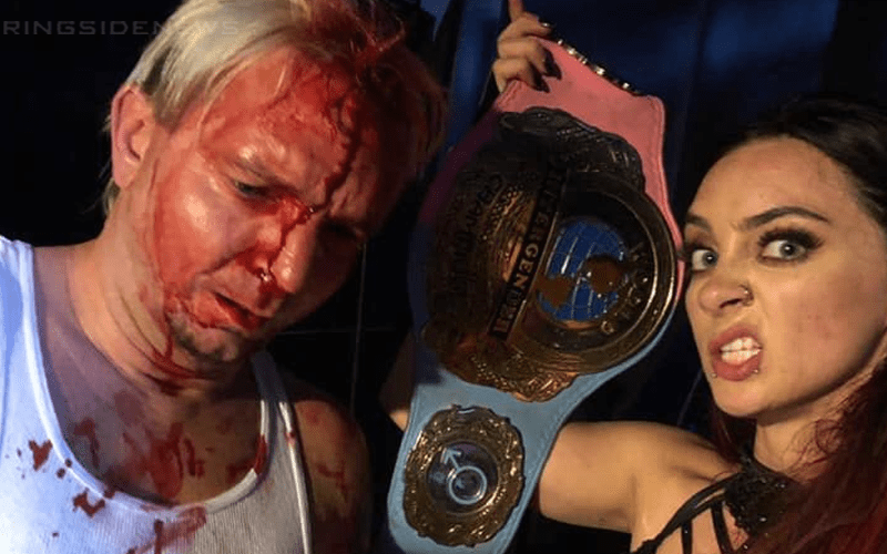 Watch James Ellsworth Get Beaten To A Bloody Pulp Before Losing Intergender Title