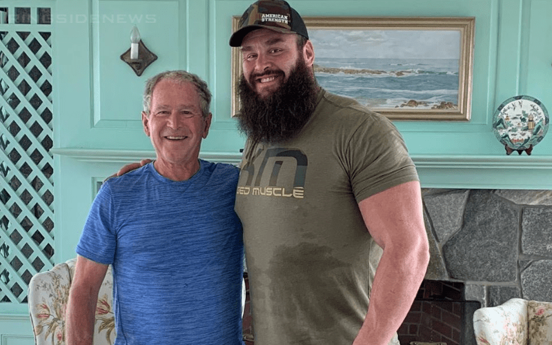 Braun Strowman Hangs Out With Former President George W Bush