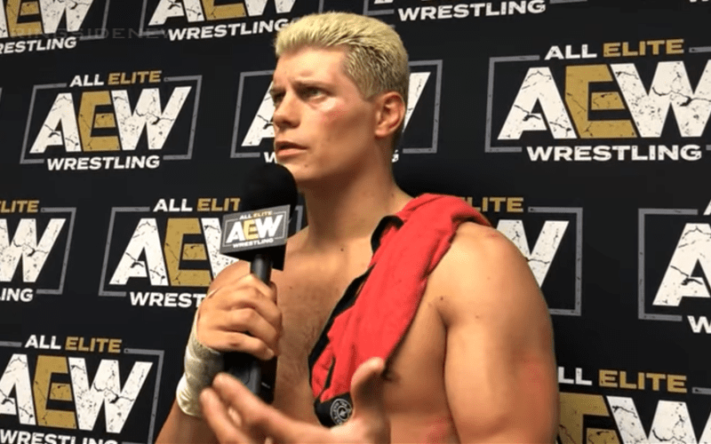 Cody Rhodes Reveals Who Will Compete In First AEW Match On TNT