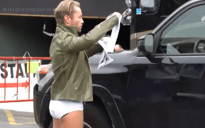 Drake Maverick Searches For WWE 24/7 Title In His Tighty Whities