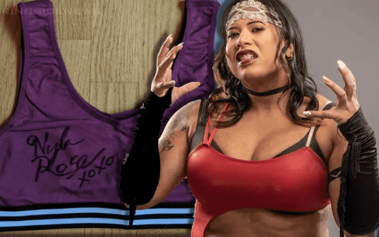 Nyla Rose Sports Bra Being Auctioned Off For Charity