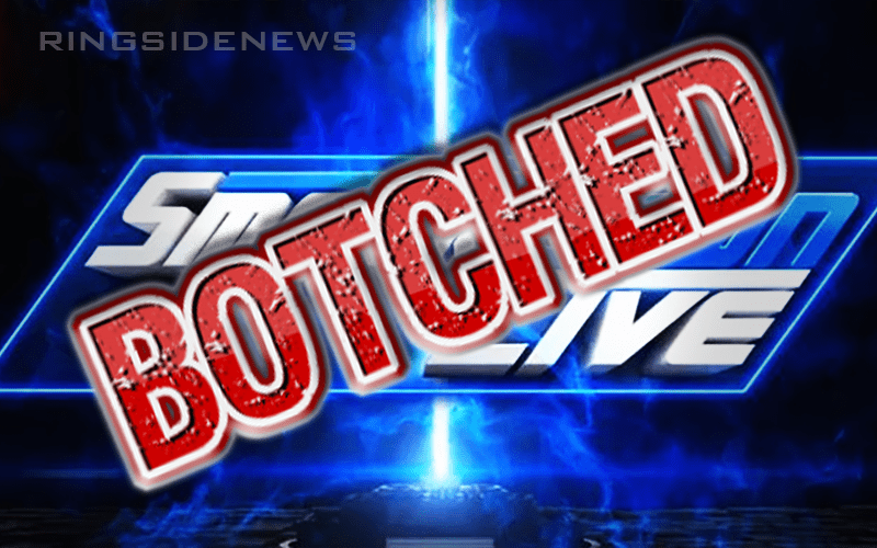WWE Reportedly Turned Botched Angle Into Storyline
