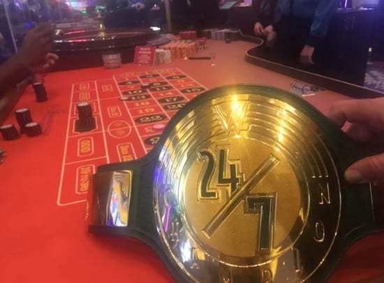 Elias Bets WWE 24/7 Title At Roulette Table