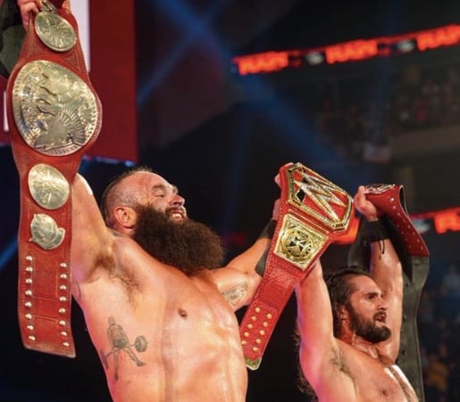 Braun Strowman Reacts To RAW Tag Team Championship Win