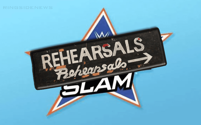 Backstage Report On WWE Superstar Rehearsals For Summerslam
