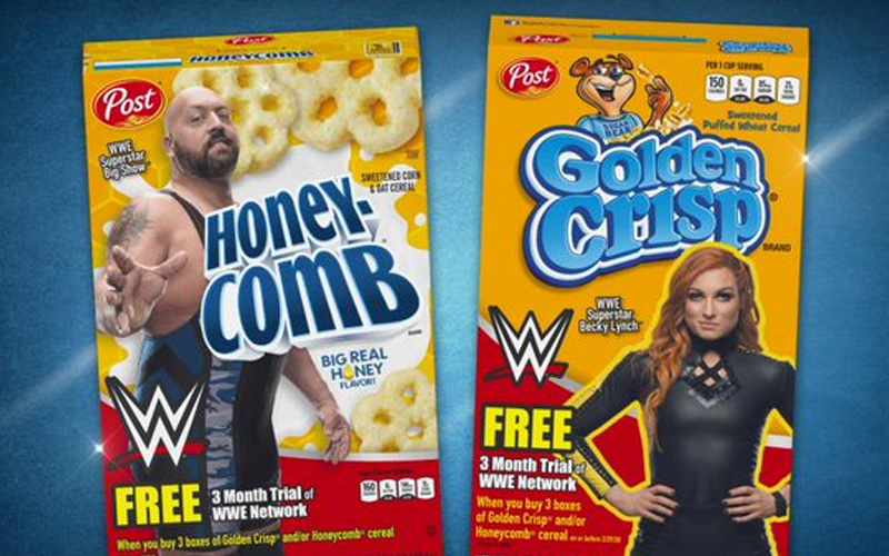 Becky Lynch & The Big Show Getting Huge Rub From Post Cereal
