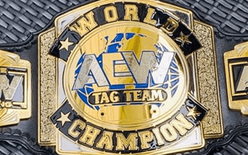 Detailed Photo Of AEW Tag Team Titles Revealed