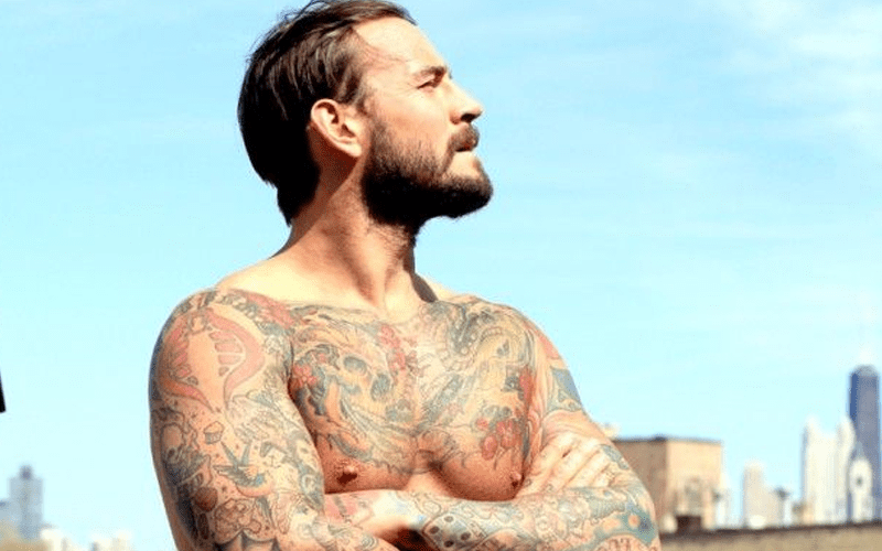 CM Punk Getting Tattoo Of WWE Hall Of Famer