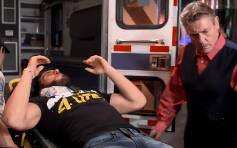 Watch Johnny Gargano Leave In Ambulance After WWE NXT