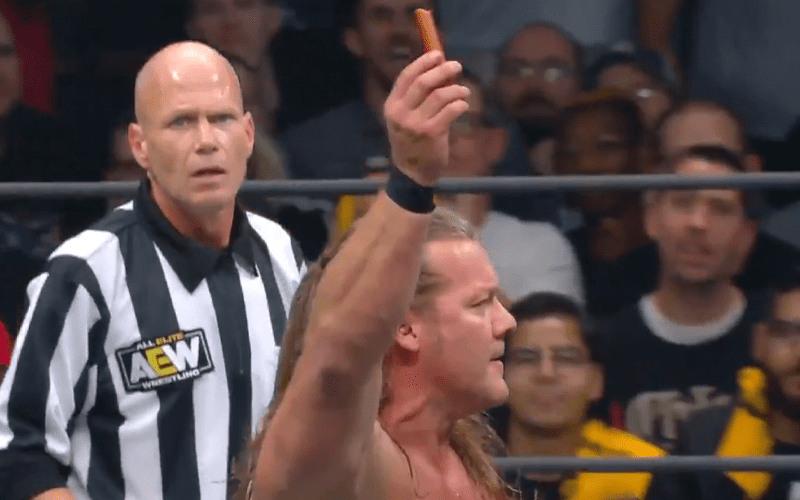 Watch Chris Jericho Address Hot Dog Throwing Incident During AEW Commercial Break