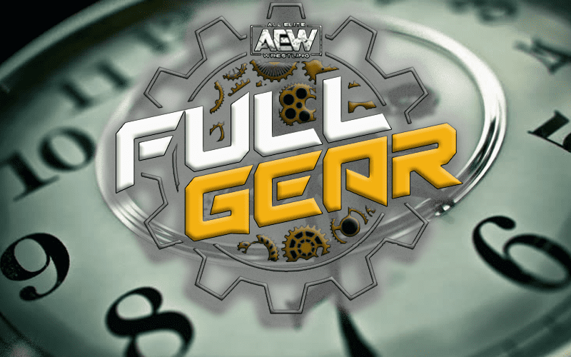 AEW Full Gear Could Be A Long Event