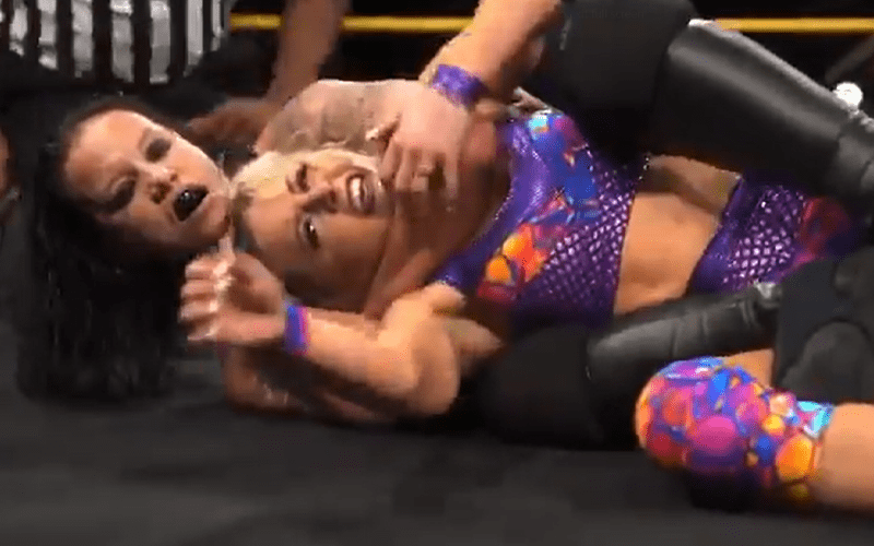 Shayna Baszler Chokes Out Candice LeRae Twice To Spite Fan At NXT Live Event