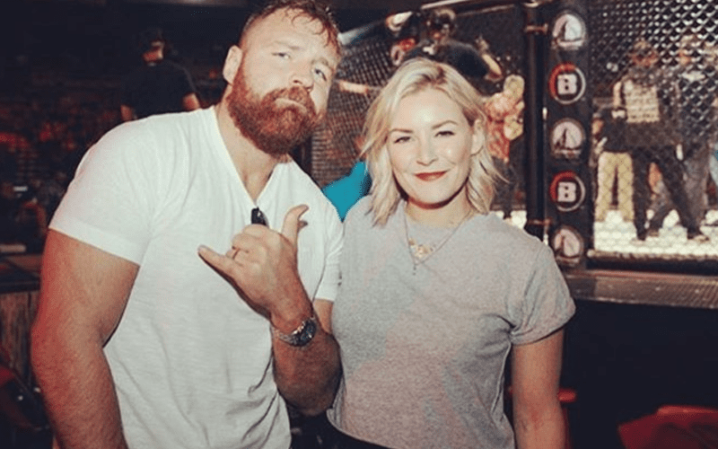 Jon Moxley & Renee Young Spotted At Bellator Fight