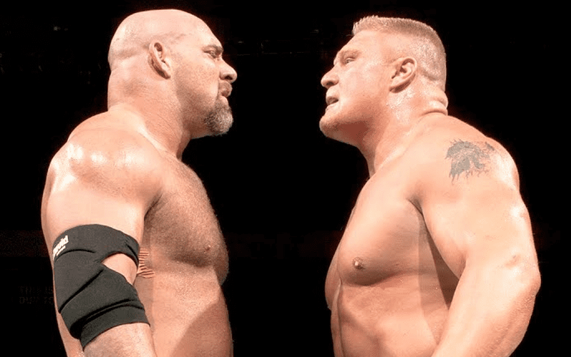 Goldberg On How Angry Brock Lesnar Was During WrestleMania Match