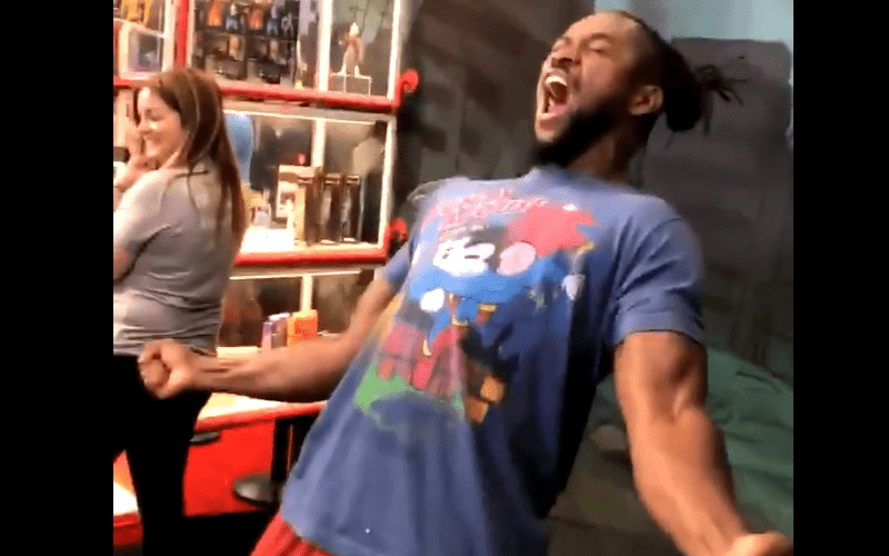 Xavier Woods Reveals Video Of Kofi Kingston Going Super Saiyan