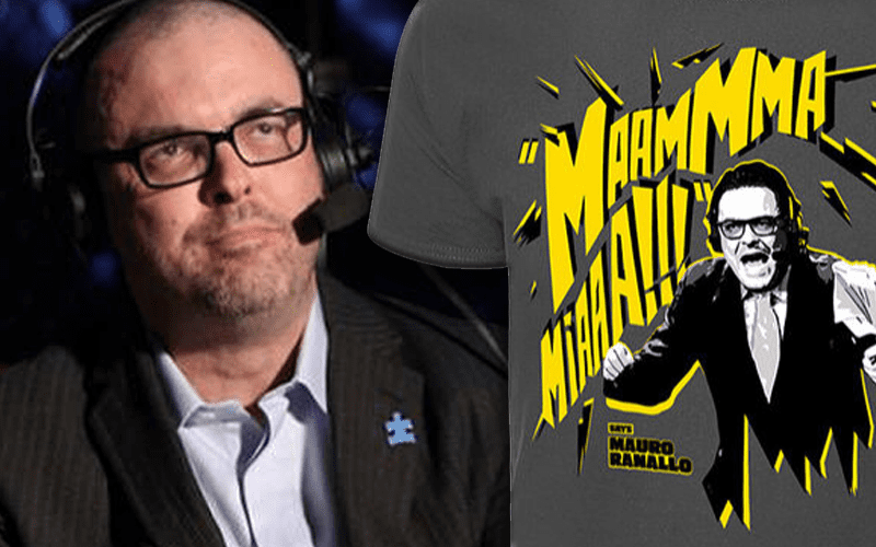 Mauro Ranallo Receives Official WWE Merchandise