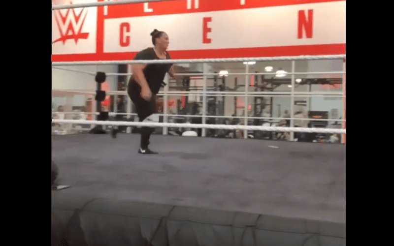 Nia Jax Training Hard At WWE Performance Center