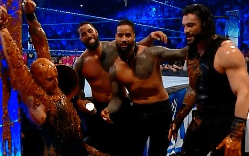 Roman Reigns Showers King Corbin In Dog Food On WWE SmackDown