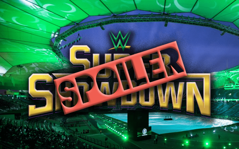 Possible BIG SPOILER For WWE Super ShowDown