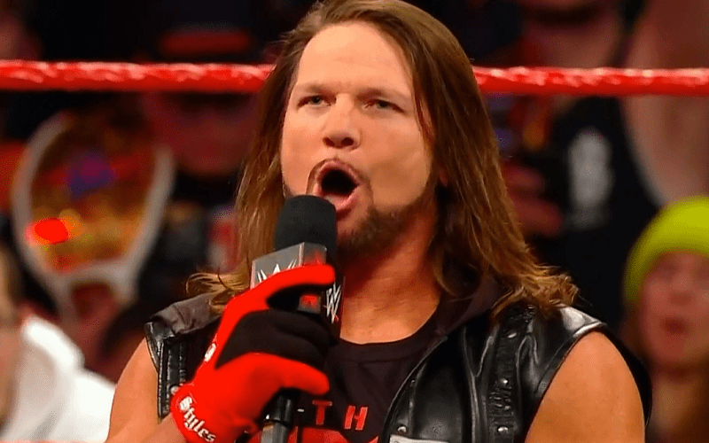 AJ Styles Returns To WWE RAW After Injury