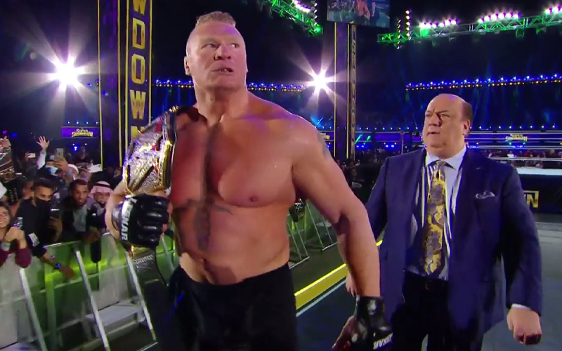 Brock Lesnar Destroys Ricochet’s WWE Title Dreams At Super ShowDown