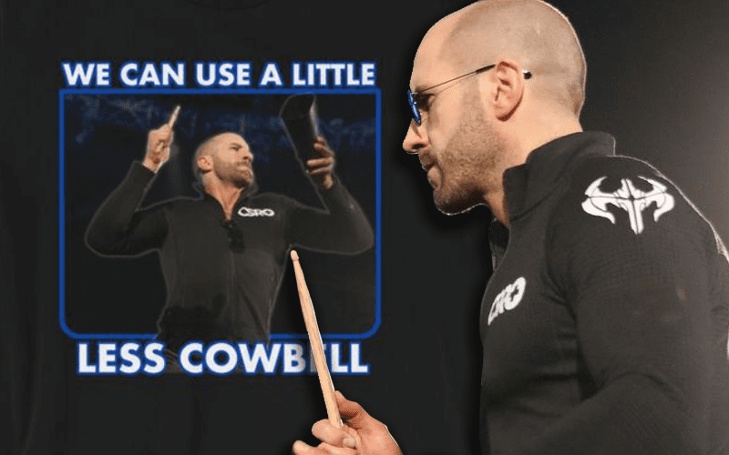 WWE Releases Official Merch For Cesaro Cowbell Bit