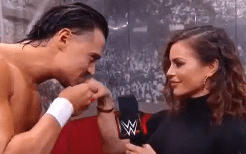 Charly Caruso Seems Smitten Over Angel Garza After WWE RAW