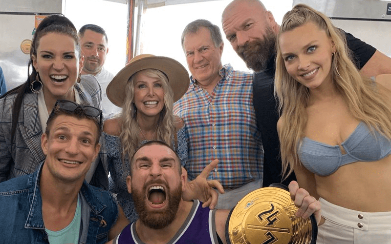 Stephanie McMahon & Triple H Attend Rob Gronkowski’s Beach Party