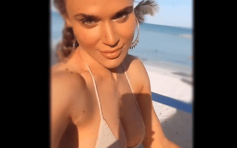 Lana Teases New Project In Bahamas With Bikini Video