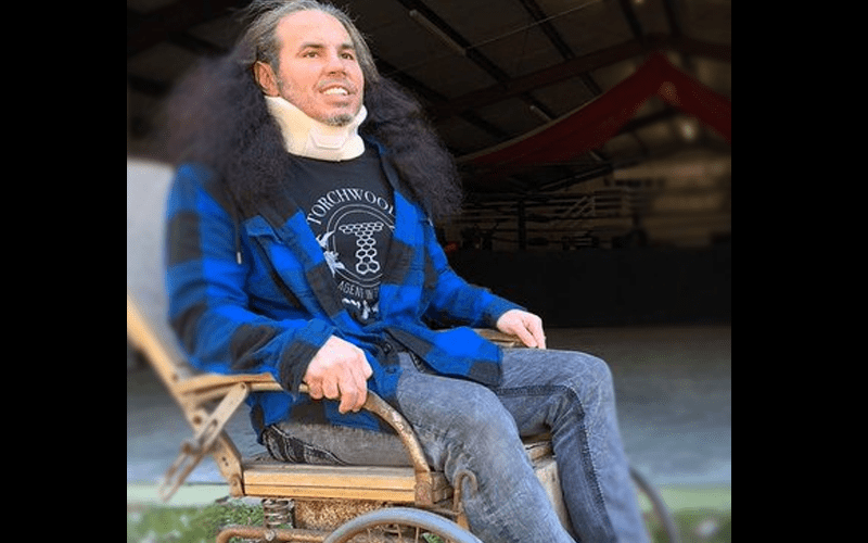 Matt Hardy Confined To Chair Of Wheels After Brutal Attack On WWE RAW