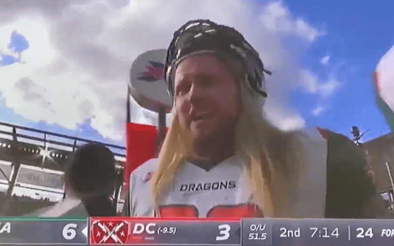 XFL Player Drops F-Bomb During Interview On Live Television