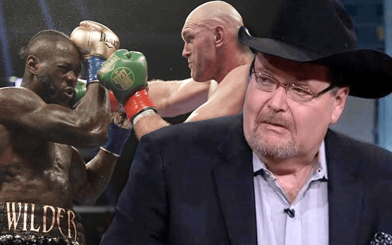 Jim Ross Takes Dig During AEW Revolution At Deontay Wilder’s Loss To Tyson Fury