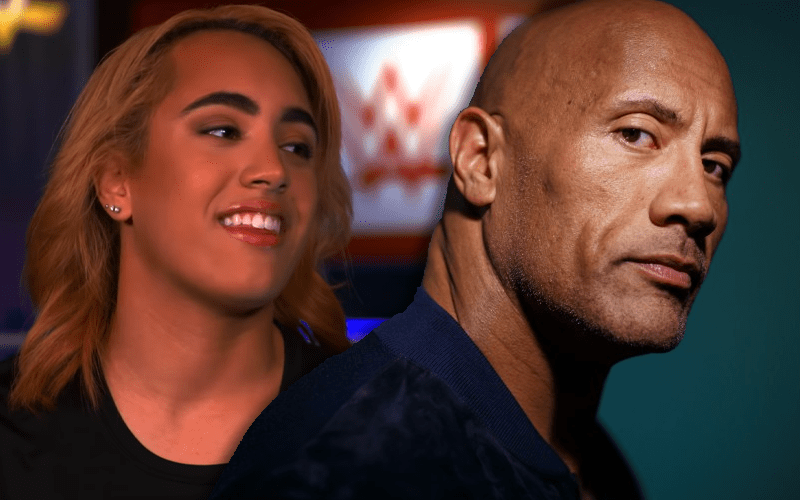 Simone Johnson On Pressure She Feels As The Rock’s Daughter In WWE