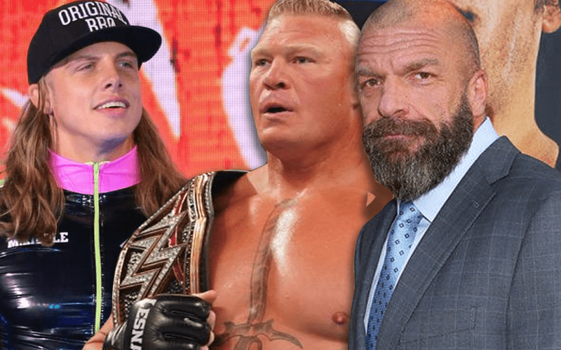 Triple H On Brock Lesnar & Matt Riddle Backstage Heat