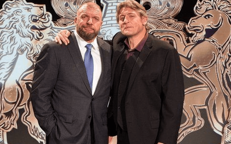 William Regal Reacts To Triple H Leaving His Boots In The Ring At WrestleMania 38