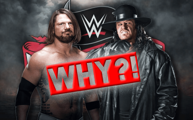 Why Undertaker vs AJ Styles Is Happening At WWE WrestleMania
