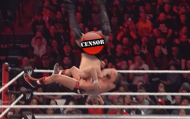 Daniel Bryan Has Bad Wardrobe Malfunction During WWE Elimination Chamber.