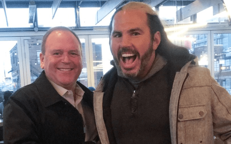 Matt Hardy Posts Photo With Impact Wrestling Executive & Sends Big Praise