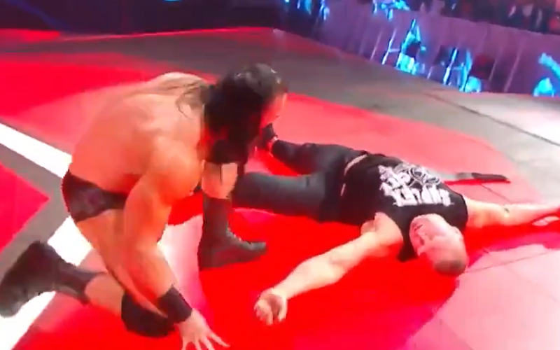 WATCH Brock Lesnar Tell Drew McIntyre To ‘Take The Belt’ During WWE RAW