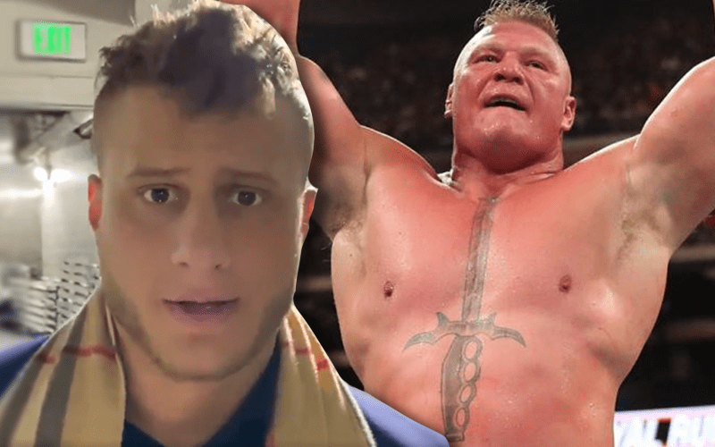 MJF Tells Fan That Brock Lesnar Is A ‘Tasteless Hack’