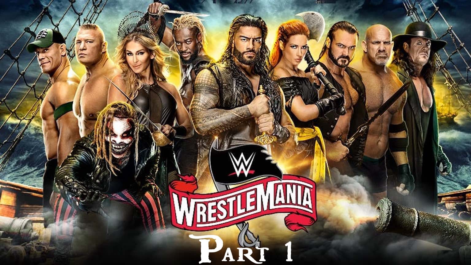 WWE WrestleMania 36 Part 1 Results