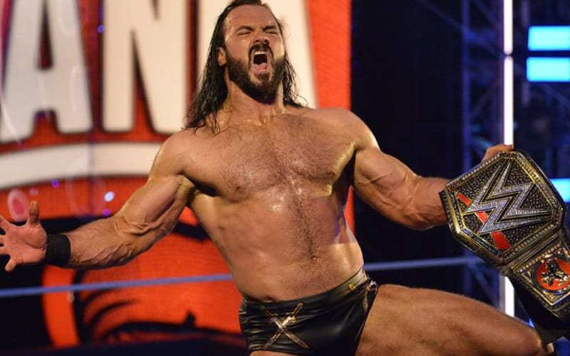 Drew McIntyre Hid WWE Title At Home Until WrestleMania 36