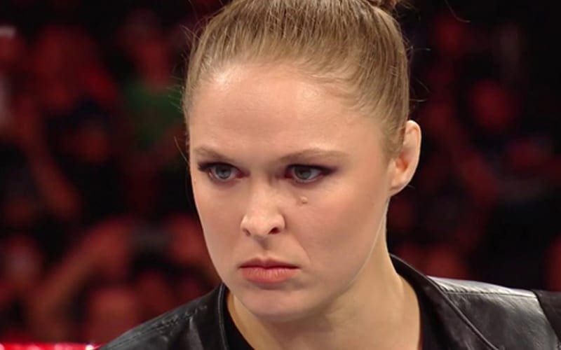 Ronda Rousey Drops Public Statement Saying Wwe Fans Protect Wrestlers Huge Soft Egos